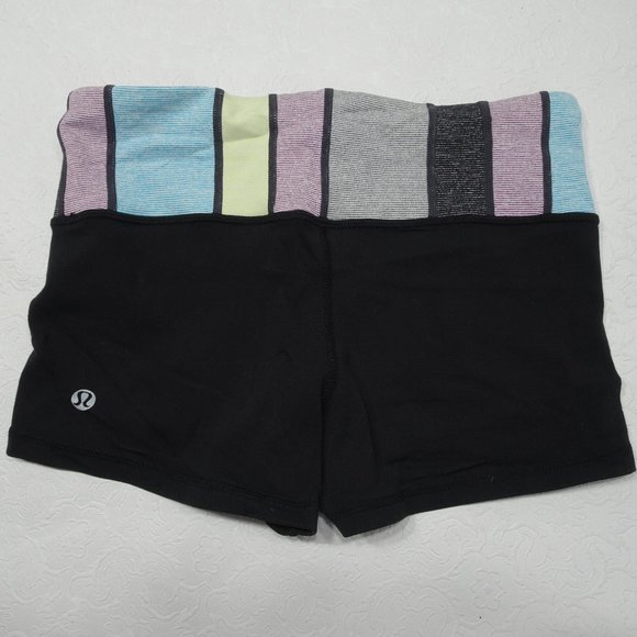 lululemon athletica Pants - Lululemon Boogie Short Black/Quilt 17 Size 4
